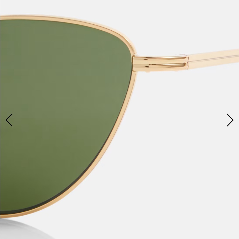 Khaite x Oliver Peoples 1998C Gold Cat-Eye Sunglasses - Picture 3 of 7